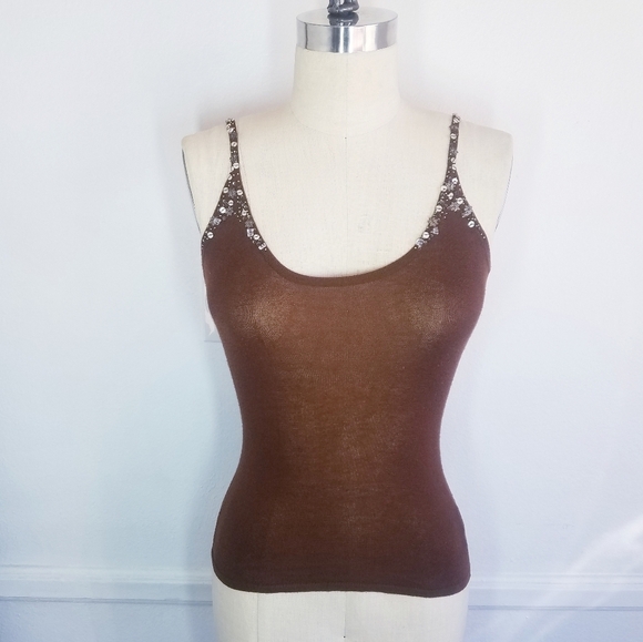 Free‎ People | Embellished Strap Cotton top s - Picture 1 of 14